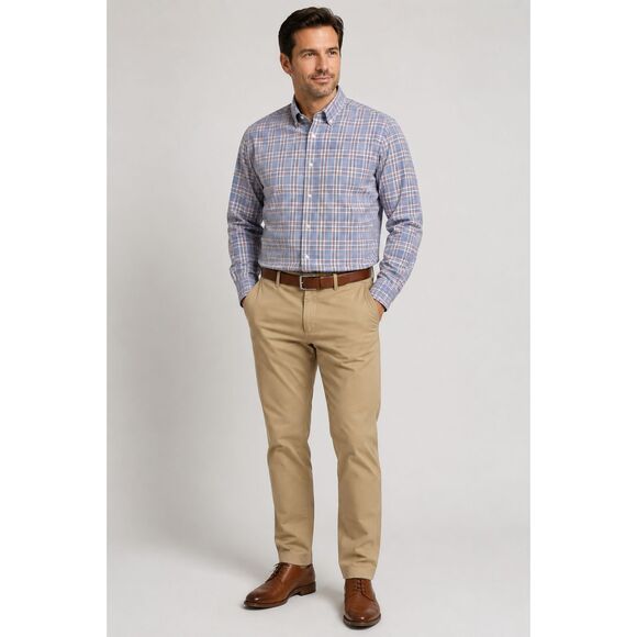 Banana Republic Other - Banana Republic Men's L Camden Fit Non-Iron Button Up Plaid Long Sleeve Shirt